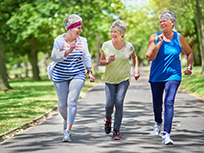 Group Of Women Staying Active